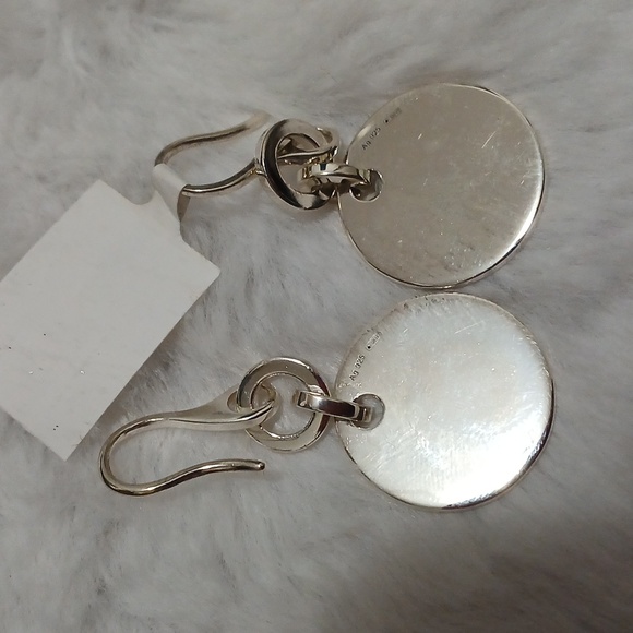 New gucci earrings Authentic dangle signature sterling silver Ag 925 mark - Picture 10 of 17